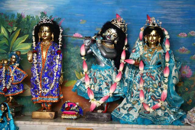 Krsna-Balaram and Sri Radha-lalita Madhava ju